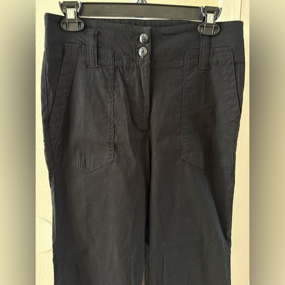 The Naomi Wide-Leg Flare Pants by Maeve in Black - Size 6 - Picture 7 of 8